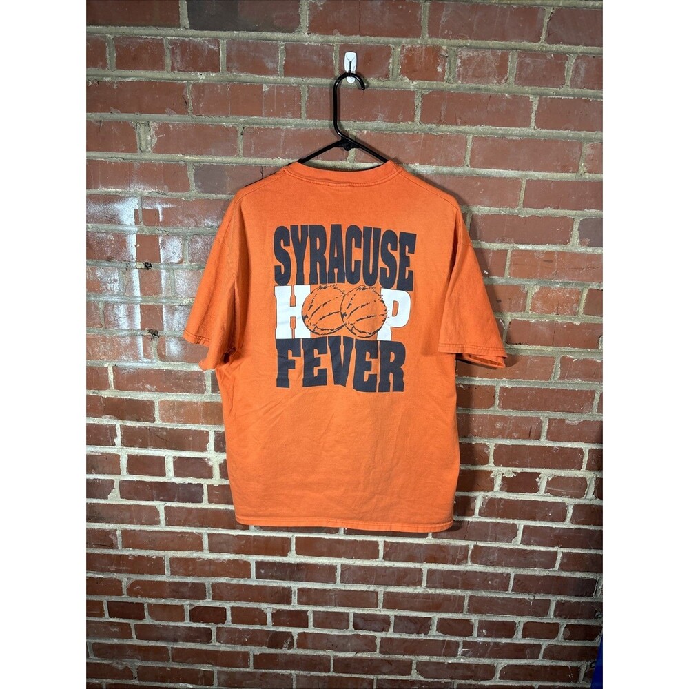 Vintage Y2k Hooters Syracuse Shirt Hoop Fever March Madness Basketball NCAA XL